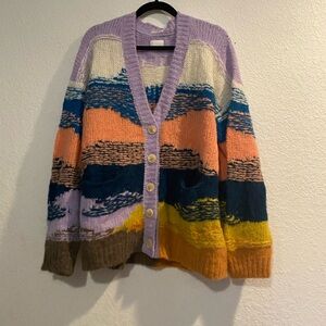 Mother Colorful Striped Women's Sweater